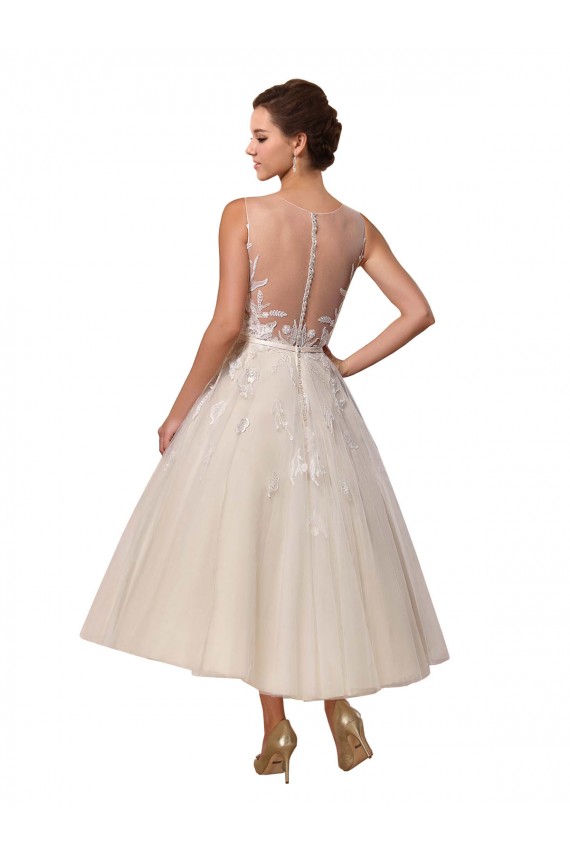 Achat Ivoire Princesse Illusion Tulle Dentelle Robes de mariée