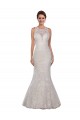 Achat Ivoire Sirène Col Haut Dentelle Robes de mariée